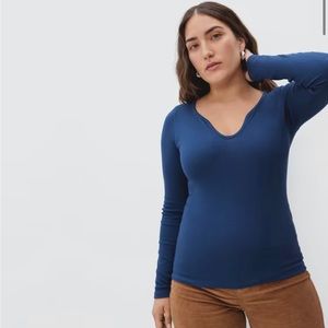 Everlane Pima micro rib
